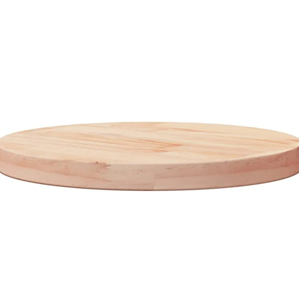 vidaXL Dessus de table rond Ø30x3 cm bois de pin massif