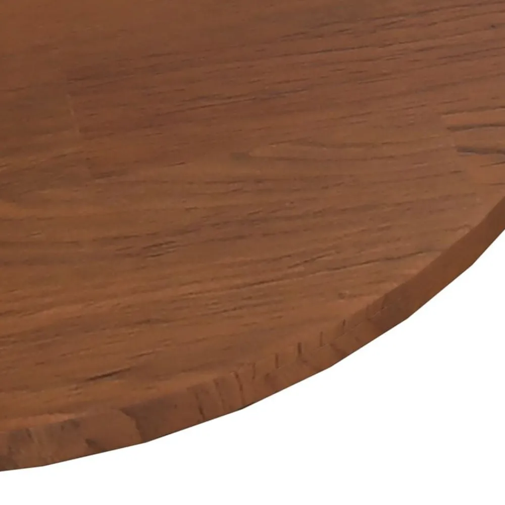 vidaXL Dessus de table rond Ø30x1,5cm Chêne massif traité