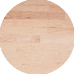 vidaXL Dessus de table rond Ø30x1,5 cm Bois de chêne massif non traité