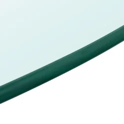 Accessoires Pour Tables-vidaXL Dessus de table ronde en verre trempé 300 mm Transparent