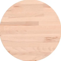 Accessoires Pour Tables-vidaXL Dessus de table Ø30x1,5 cm rond bois massif de hêtre Marron clair