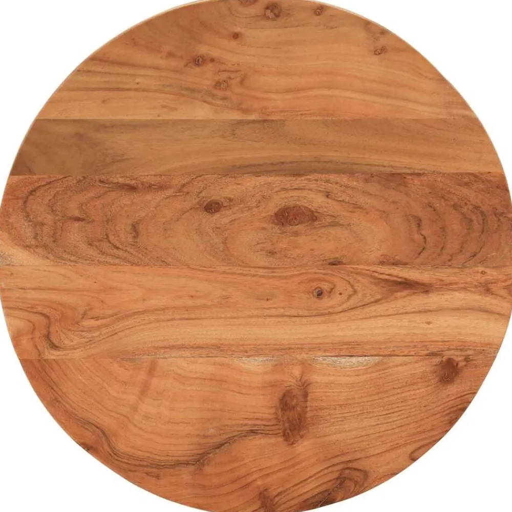 vidaXL Dessus de table Ø40x2,5 cm rond bois massif d'acacia