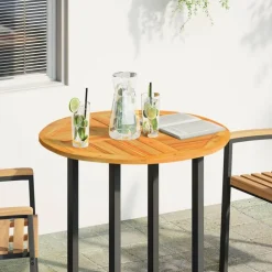 Accessoires Pour Tables-vidaXL Dessus de table Ø80x2,2 cm rond bois massif d'acacia