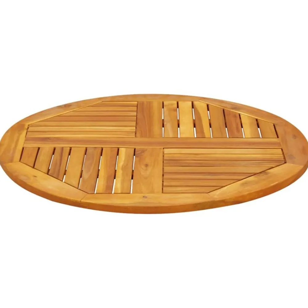 Accessoires Pour Tables-vidaXL Dessus de table Ø80x2,2 cm rond bois massif d'acacia