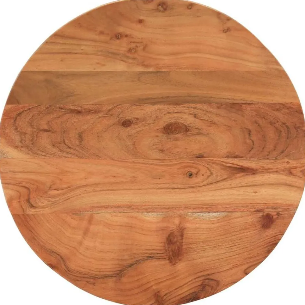 vidaXL Dessus de table Ø40x3,8 cm rond bois massif d'acacia