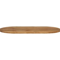 vidaXL Dessus de table 80x40x2,5 cm ovale bois massif de manguier