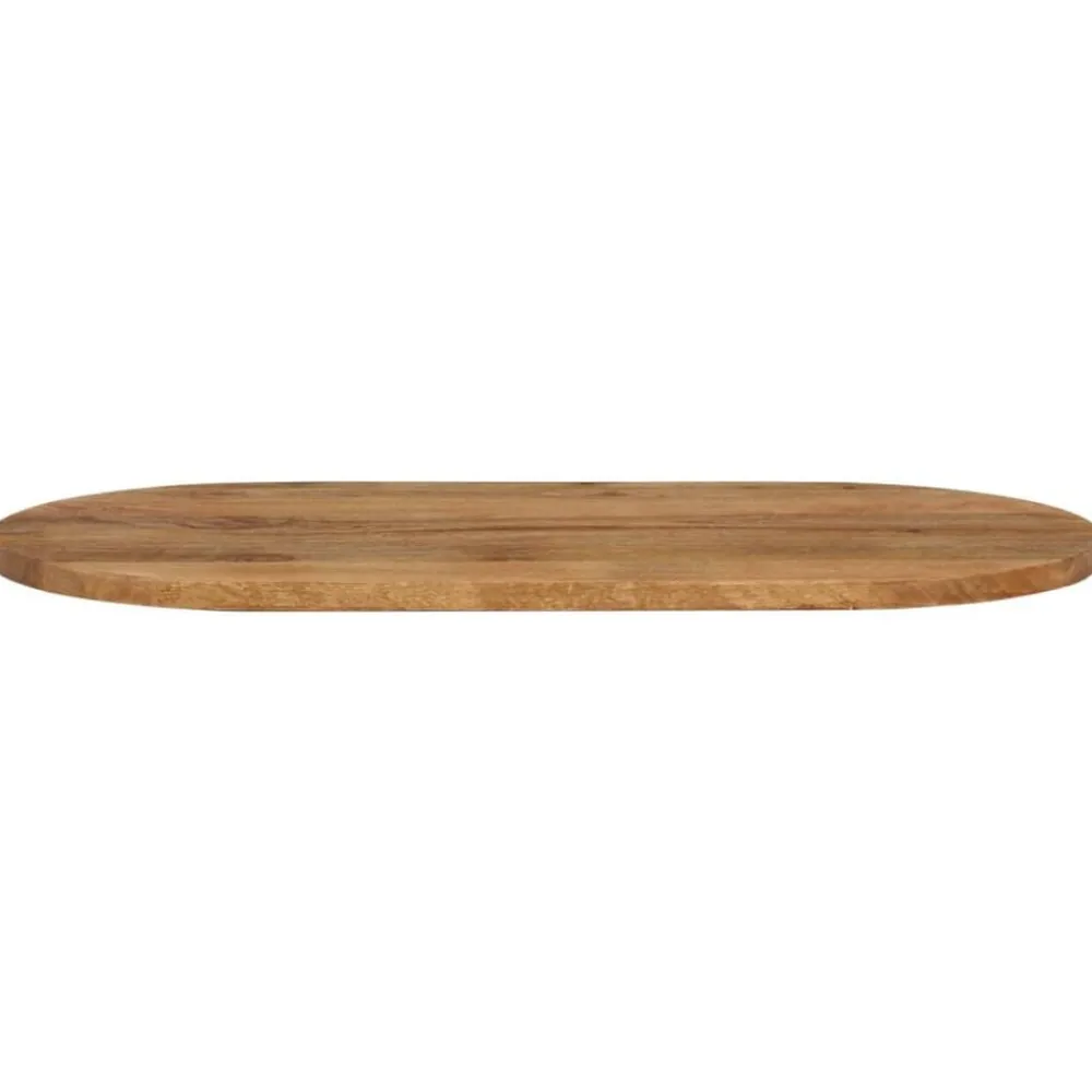 vidaXL Dessus de table 80x40x2,5 cm ovale bois massif de manguier