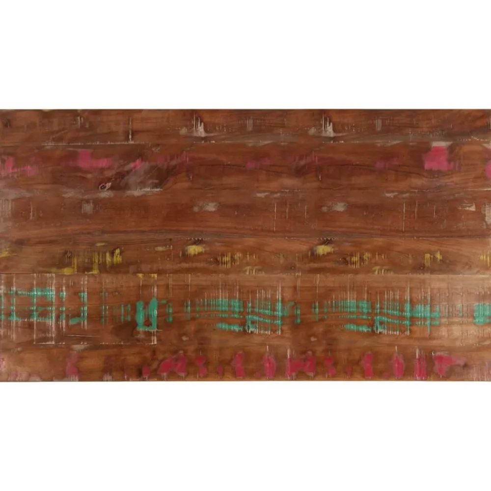 vidaXL Dessus de table 100x60x1,5cm rectangulaire bois massif récupéré