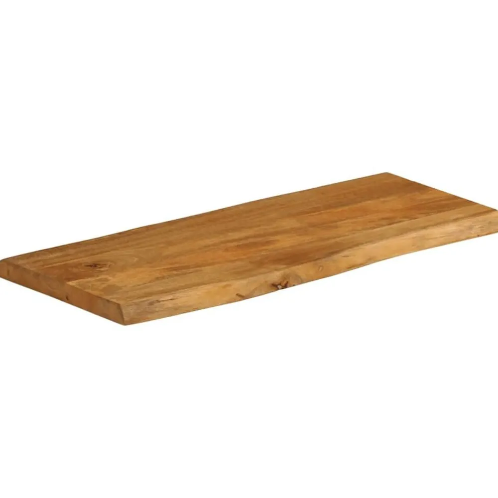 Accessoires Pour Tables-vidaXL Dessus de table 100x40x2,5 cm bord vivant bois massif manguier