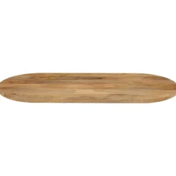 vidaXL Dessus de table 80x40x3,8 cm ovale bois massif de manguier