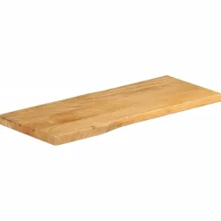 Accessoires Pour Tables-vidaXL Dessus de table 80x40x3,8 cm bord vivant bois massif manguier Bois de manguier (naturel)