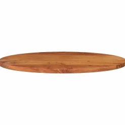 vidaXL Dessus de table 80x40x2,5 cm ovale bois massif d'acacia