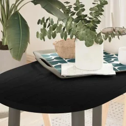 vidaXL Dessus de table 80x40x2 cm bois de chêne massif ovale