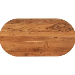 Accessoires Pour Tables-vidaXL Dessus de table 80x40x3,8 cm ovale bois massif d'acacia Bois d'acacia(naturel)