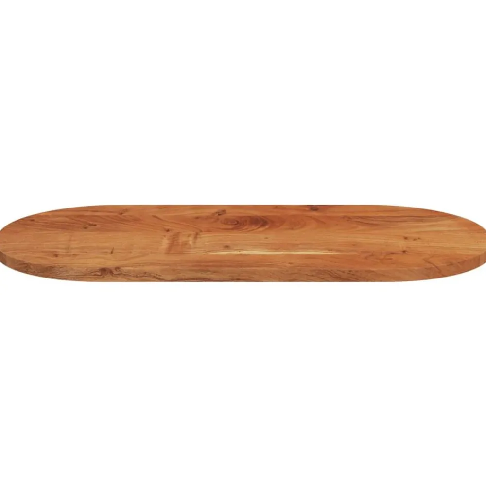 Accessoires Pour Tables-vidaXL Dessus de table 80x40x3,8 cm ovale bois massif d'acacia Bois d'acacia(naturel)