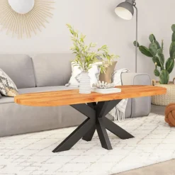 Accessoires Pour Tables-vidaXL Dessus de table 80x40x2,5 cm ovale bois massif d'acacia Bois d'acacia(naturel)