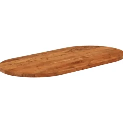 Accessoires Pour Tables-vidaXL Dessus de table 80x40x2,5 cm ovale bois massif d'acacia Bois d'acacia(naturel)