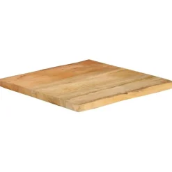 vidaXL Dessus de table 40x40x2,5 cm bord vivant bois massif manguier
