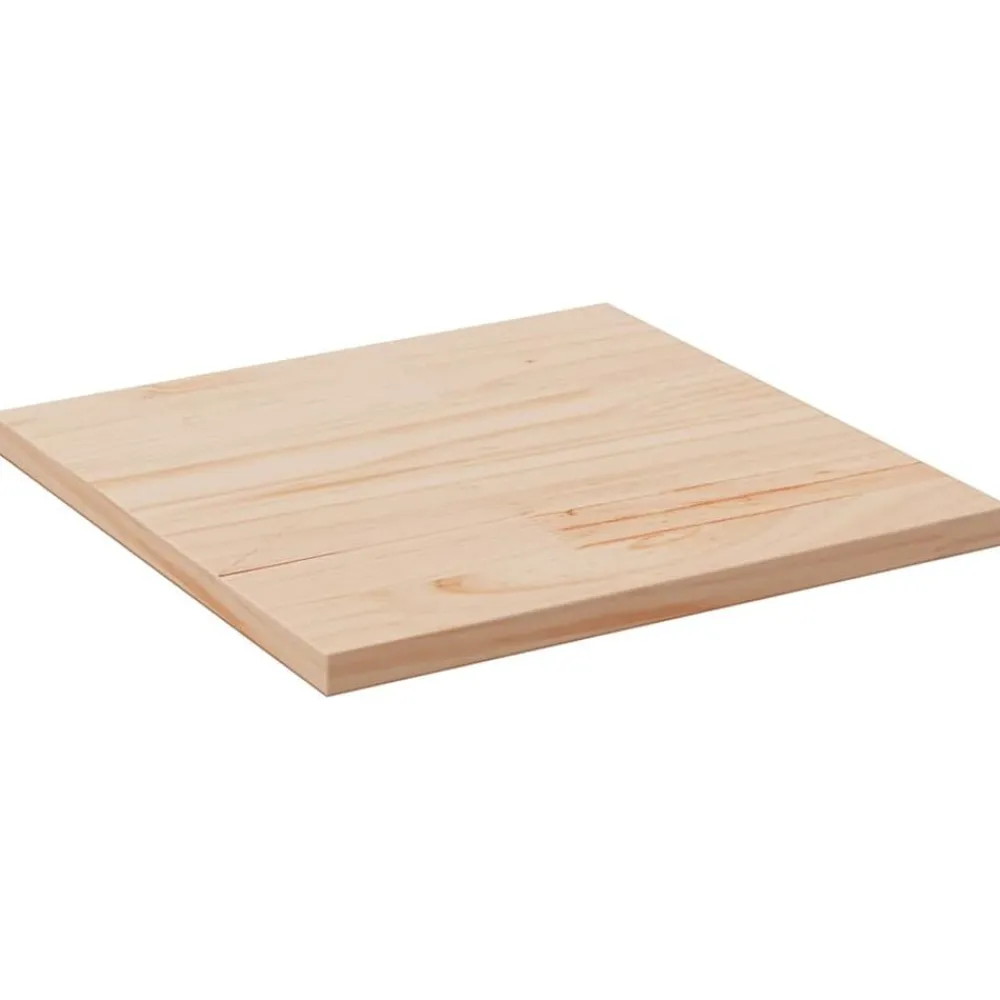 vidaXL Dessus de table 60x60x2,5 cm bois de pin massif