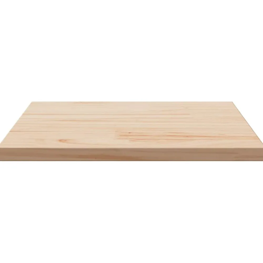 vidaXL Dessus de table 60x60x2,5 cm bois de pin massif