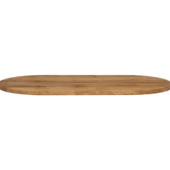 Accessoires Pour Tables-vidaXL Dessus de table 80x40x3,8 cm ovale bois massif de manguier Bois de manguier (finition chêne)