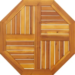 vidaXL Dessus de table 70x70x2 cm octogonal bois massif d'acacia