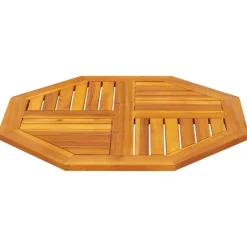 vidaXL Dessus de table 70x70x2 cm octogonal bois massif d'acacia
