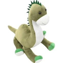 vidaXL dinosaure brontosaure en peluche Vert