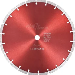 Accessoires D'Outils-vidaXL Disque de coupe diamanté Acier 300 mm