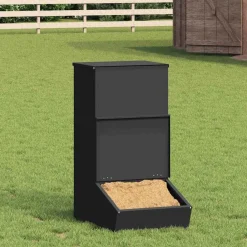vidaXL Distributeur de porcs 55 x 38 x 76 cm Acier Laminé à Froid