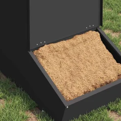 vidaXL Distributeur de porcs 55 x 38 x 76 cm Acier Laminé à Froid