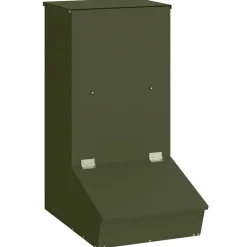 Articles Pour Animaux De Compagnie-vidaXL Distributeur de porcs 55 x 38 x 76 cm Vert olive