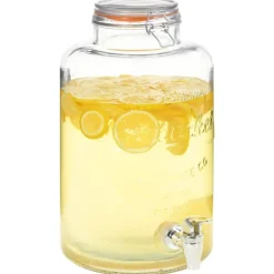 Arts De La Table & Arts Culinaires-vidaXL Distributeur d'eau XXL avec robinet Transparent 8 L Verre