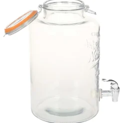Arts De La Table & Arts Culinaires-vidaXL Distributeur d'eau XXL avec robinet Transparent 8 L Verre