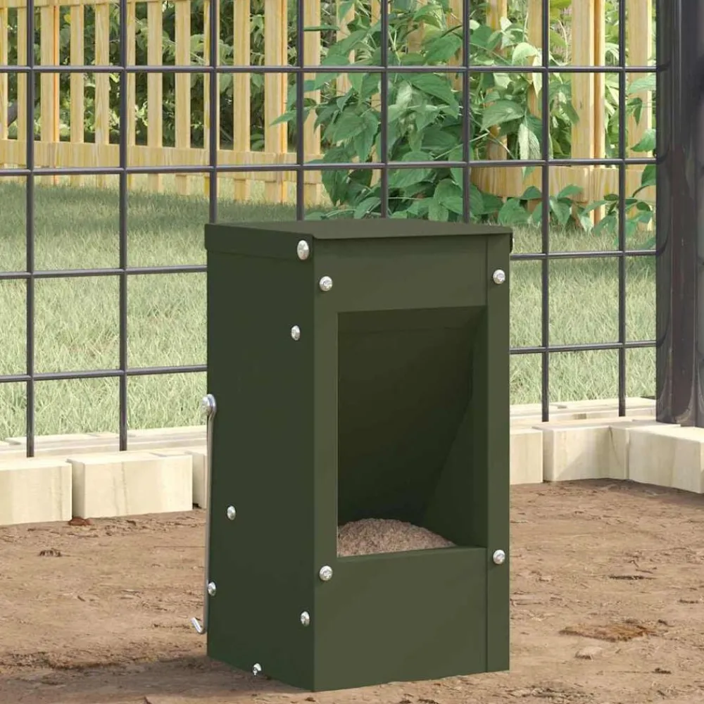 vidaXL Distributeur pour lapins 12,5 x 12,5 x 25 cm