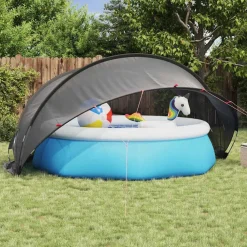Piscine & Spa-vidaXL Dôme de piscine 405 x 405 x 192 cm Noir