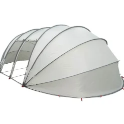Piscine & Spa-vidaXL Dôme de tente de piscine 538 x 440 x 204 cm Gris