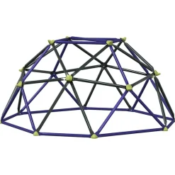vidaXL Dôme d'escalade Bleu Acier