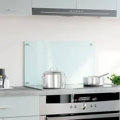 Arts De La Table & Arts Culinaires-vidaXL Dosseret de cuisine couleur 70x40 cm Verre trempé Lait