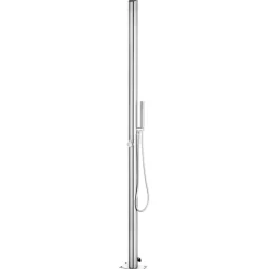 Piscine & Spa-vidaXL Douche de jardin 220 cm Acier inoxydable
