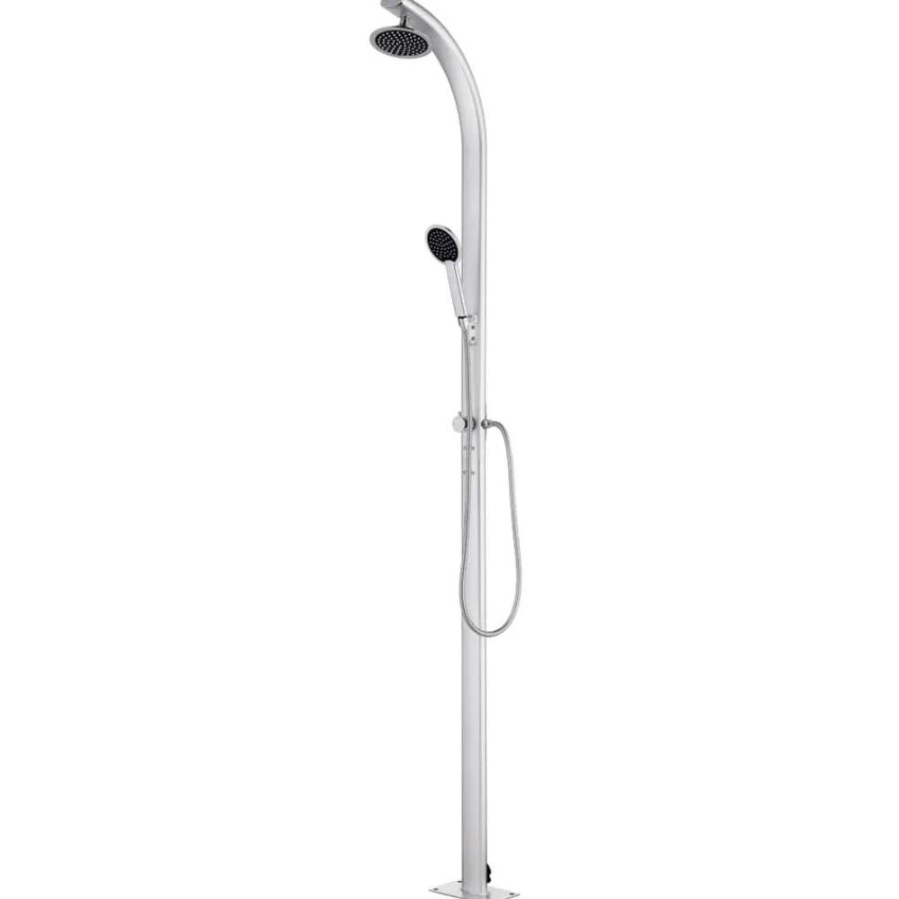vidaXL Douche de jardin avec base 220 cm Aluminium