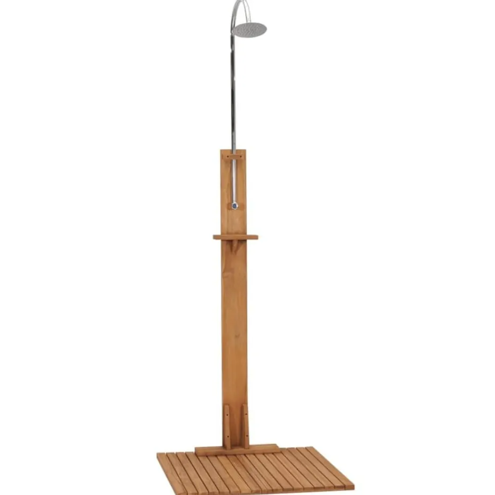 Piscine & Spa-vidaXL Douche de jardin 75x75x210 cm bois de teck solide