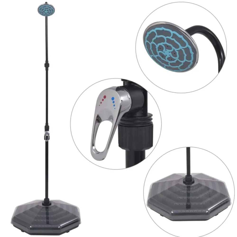 Piscine & Spa-vidaXL Douche solaire 20 L Aluminium HDPE