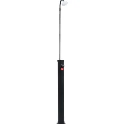 vidaXL Douche solaire de jardin Noir 215 cm 8 L