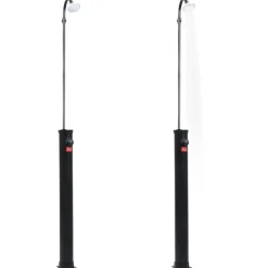 vidaXL Douche solaire de jardin Noir 215 cm 8 L