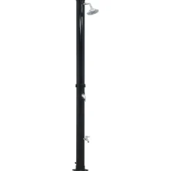 vidaXL Douche solaire Noir 220 cm 20 L