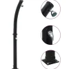 vidaXL Douche solaire Noir 214 cm 20 L