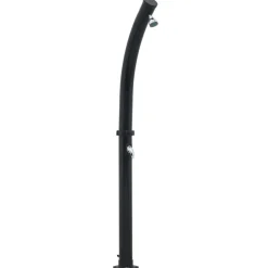 vidaXL Douche solaire Noir 214 cm 20 L