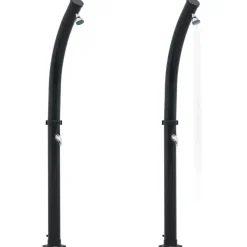 vidaXL Douche solaire Noir 214 cm 20 L