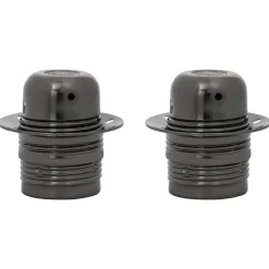 vidaXL Douilles de lampe 2 pcs E27
